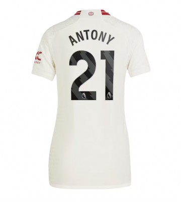Manchester United Antony #21 Replika Tredjetrøje Dame 2023-24 Kortærmet